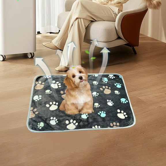 Fuebueo Dog Crate Bed Washable Dog Bed Mat Blanket for Medium Dogs Washable Crate Mat for Dog Cages Kennel Pad Soft Flat Pet Cat Cushion Faux Fur Anti Slip