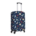 thumbnail image 3 of Uemuo Sea Creatures Printed Washable Luggage Cover - Fashion Suitcase Protector Fits 18-32 Inch Luggage -Medium, 3 of 9