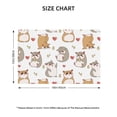 thumbnail image 4 of Placemats Set Of 4 / 6, Love Cartoon Cute Hamster Placemats For Dining Table Indoor/Outdoors Heat Resistant Washable Placemats 18" X 12", 4 of 8