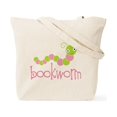 thumbnail image 2 of CafePress - Bookworm Reading - Unisex Canvas Tote Bag, Beige, 1-Piece, 2 of 8