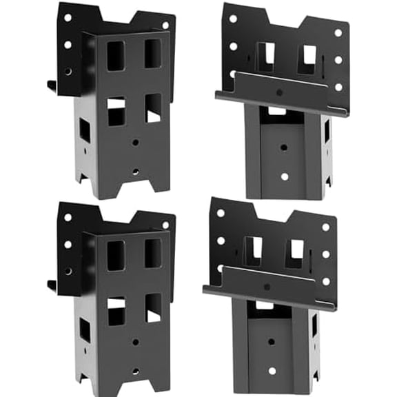 Deer Stand Brackets, Outdoor 4x4 Compound Angle Brackets, Elevator Bracket for Deer Stand, Hunting Blinds, Shooting Shack, Observation Decks, Outdoor Platforms, Set of 4$$Other
