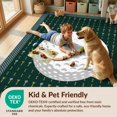 thumbnail image 4 of Design&I 6'x9' Washable Area Rug Ball Sport Design With Bold Realistic Dimple And Tee Accents Golf Flowing for Queen Size Bedroom, Under Bed, Sleek Flatweave Pet Friendly, 4 of 7
