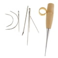 thumbnail image 3 of 14 Piezas / De Artesanía de material cuero Agujas De Coser De Herramientas De Punto De, 3 of 9