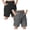 Black 1PCS & Grey 1PCS, variant on XEGLSBU 2 Pack Boys Cargo Shorts with Drawstring Waist Pockets Casual Straight Leg 5 Inch Pants for Tween Size 9-10 Years