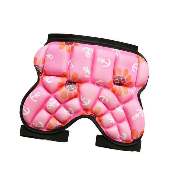 Greeniant Ligero portátil para niños, protección de trasero y cadera, cojín a prueba de golpes a prueba de caídas, almohadillas protectoras gruesas, Pescar Rosa Greeniant OD016382-01