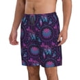thumbnail image 2 of Balery Purple Dreamcatcher1 Traje de Baño Estilo Hawaiano para Hombre, Shorts de Secado Rápido con Bolsillos-Large, 2 of 6