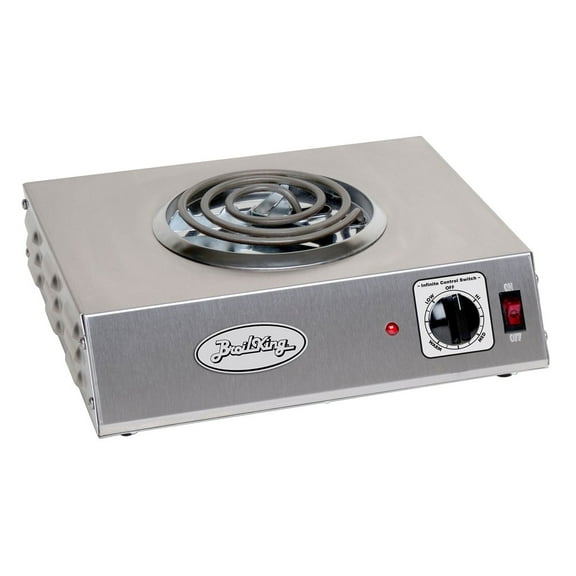 BroilKing CSR-1TB Stainless Steel 1100 Watt Double Burner Hot Plate Range