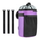 thumbnail image 1 of Bolsa para botella de agua para bicicleta, portabotellas para manillar con compartimento de malla para ciclismo Púrpura, 1 of 9