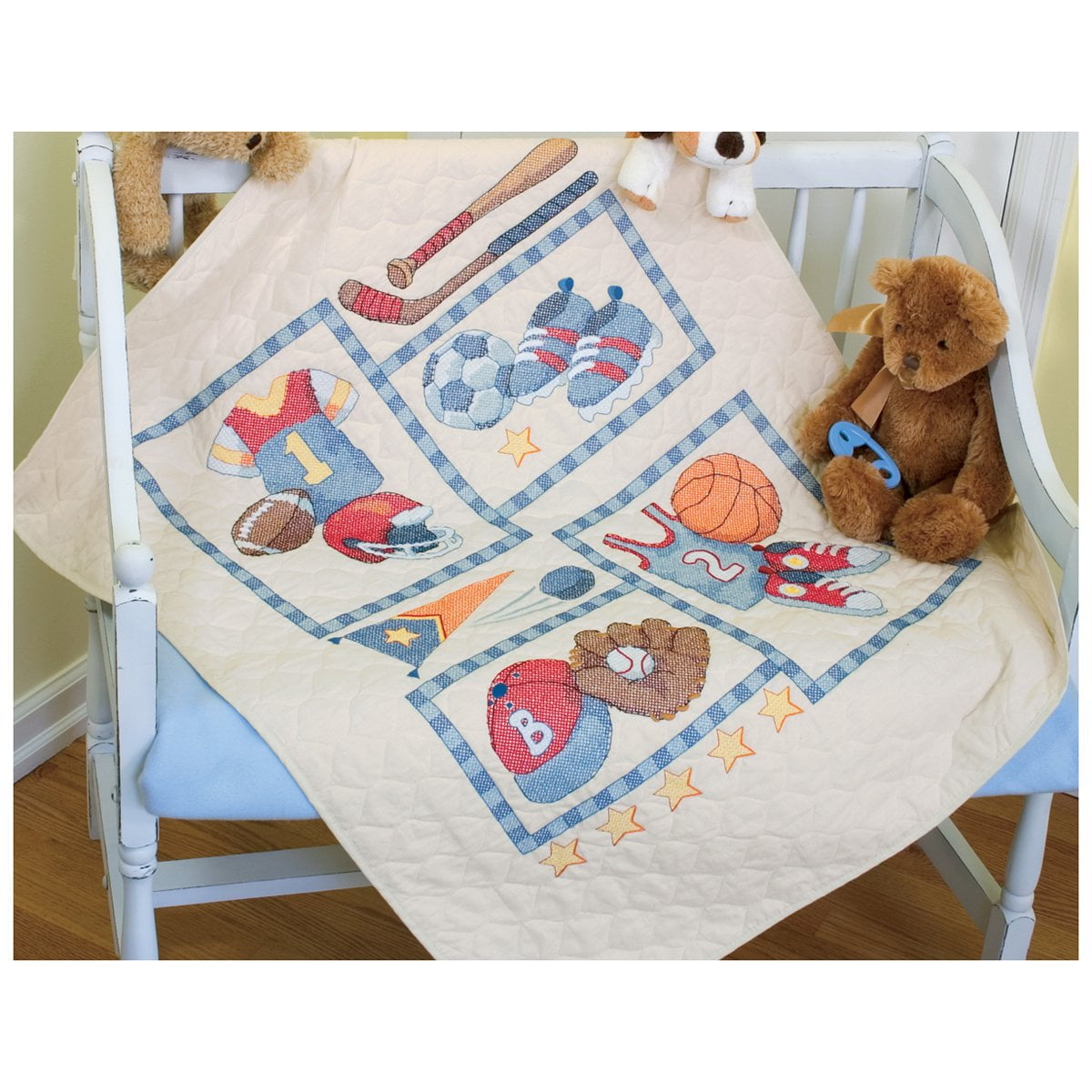 Cross stitch blanket hotsell