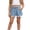 Blue 3, variant on Jorts for Girls High Waisted Lace Hem Shorts Solid Color Elastic Waist Cute Casual Cake Jeans Shorts Summer Denim Shorts Blue 2 5-6 Years