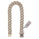 thumbnail image 2 of Pulsera Cubana ON TIME Classic Oro 10k Real L=23cm Incrustación piedras circonitas, 2 of 2
