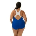 thumbnail image 4 of Women's Dolfin Conservative One-Piece Lap Swimsuit Color: Oasis Size: 14, 4 of 5