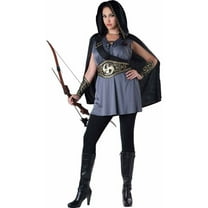 InCharacter Costumes Hooded Huntress Dress Halloween Fantasy Costume Female, Adult 18-64, Multi-Color