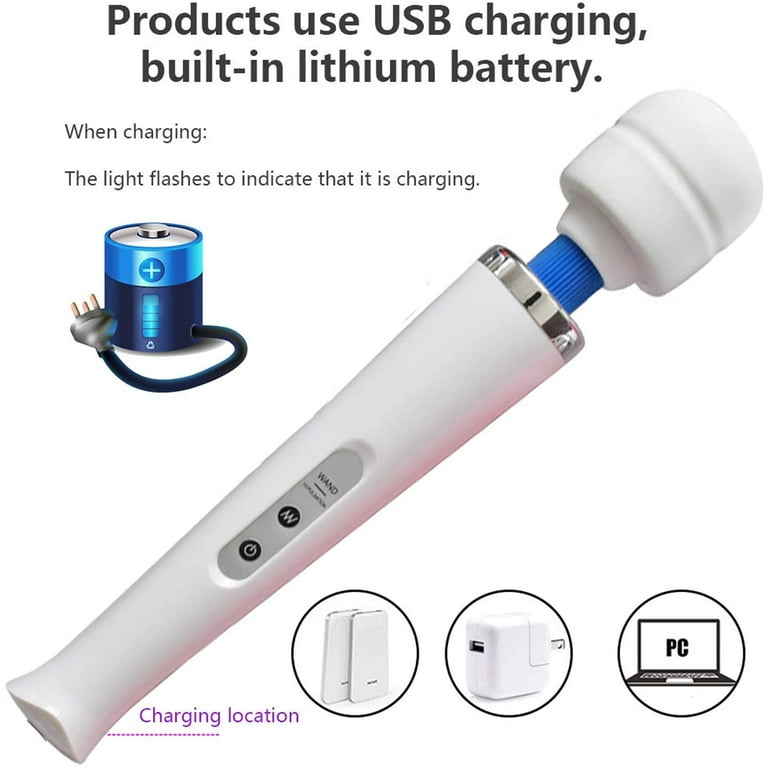 hi5 nova vibration massage gun Generic Strong Vibration Wand Rechargeable Vibrator Sex Toy main image 0
