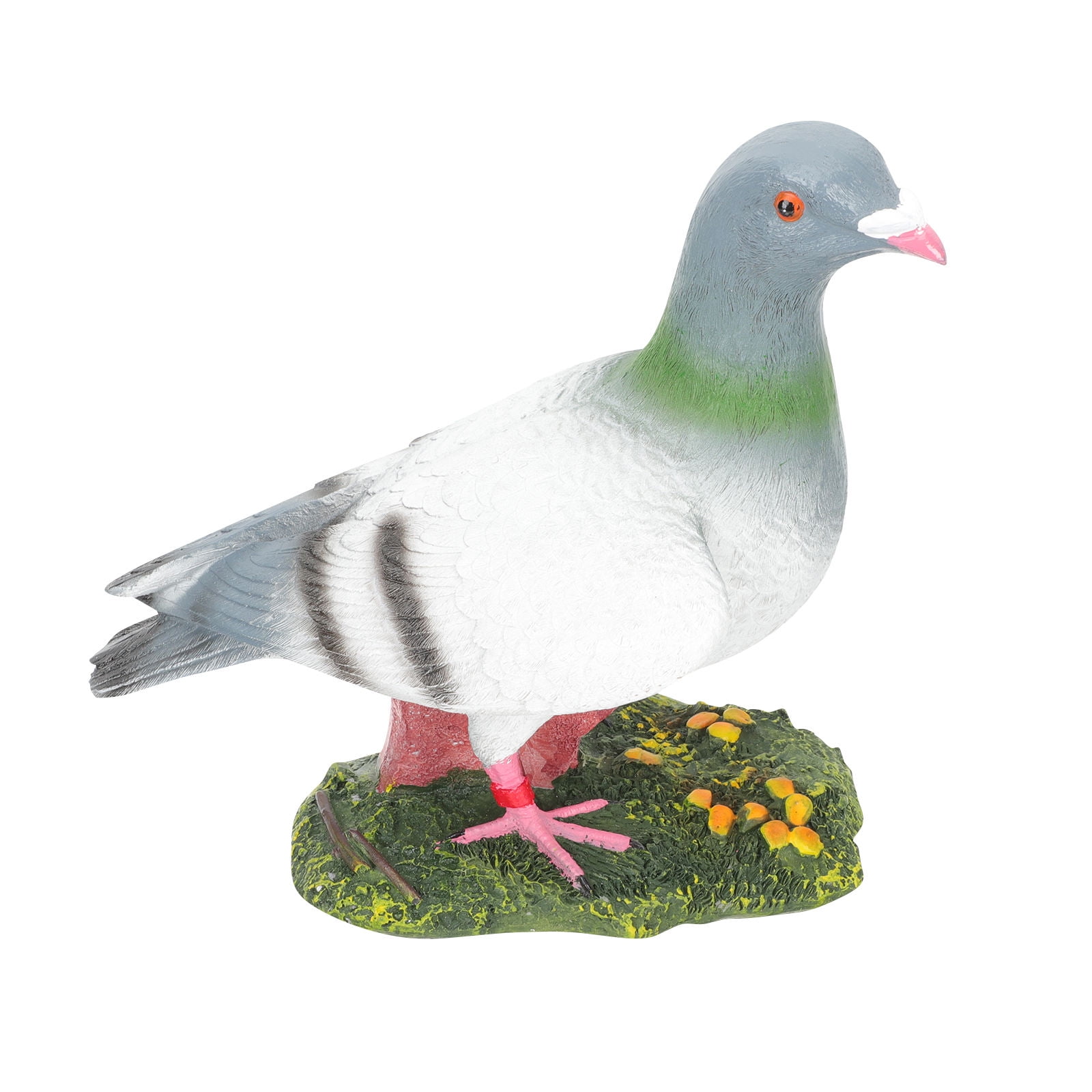 WHAMVOX  Resin Dove Ornaments Garden Figurine Miniature Artificial Birds