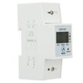 thumbnail image 1 of Medidor de energía de riel DIN con pantalla retroiluminada LCD, medidor de energía de riel DIN monofásico Medidor de energía de riel DIN Medidor de energía eléctrica monofásico Construcción robusta, 1 of 9