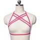 thumbnail image 2 of Lencería Elasticity Premium Material Ductilidad Romántico Air Strappospy Erogeus Misterioso Diseño único Moda Cupless Caage Bra Rose Rojo seitruly XX000641-04, 2 of 6