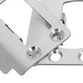 thumbnail image 3 of TAILTOSS Latch Reinforcement Plate Door Striker Plate Silver Rectangular Design For Door Lock System 1Set, 3 of 8