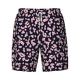 thumbnail image 4 of Lsque Mens Swim Trunks Flower Pattern - Bathing Suit Compression Liner - Beach Swim Shorts Swimwear - (S-3XL) - Stretch Quick Dry -Large, 4 of 9