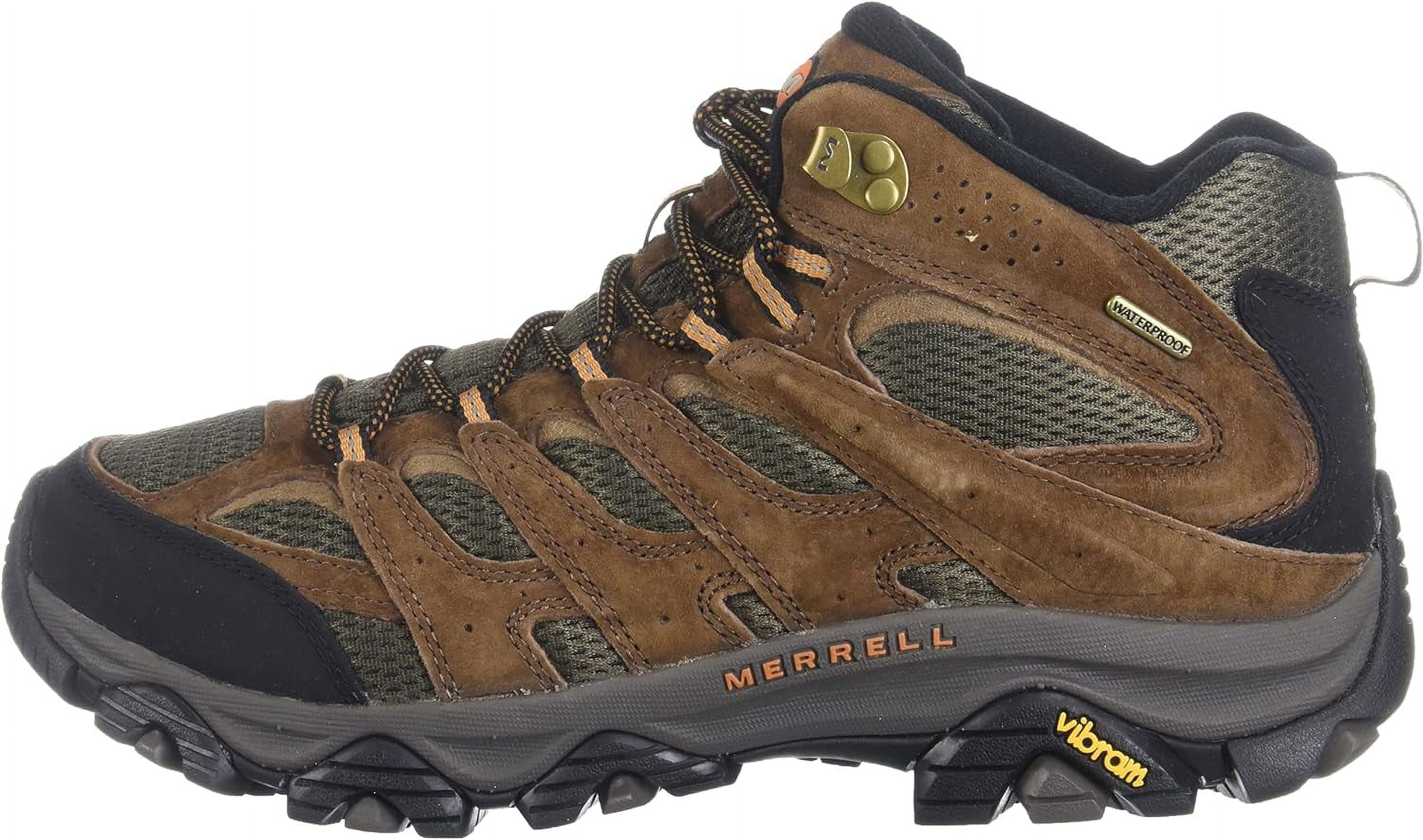 Merrell MOAB 3 Brown and Black Men\'s Waterproof Hiking Boot Size 12M Merrell Men main image 4