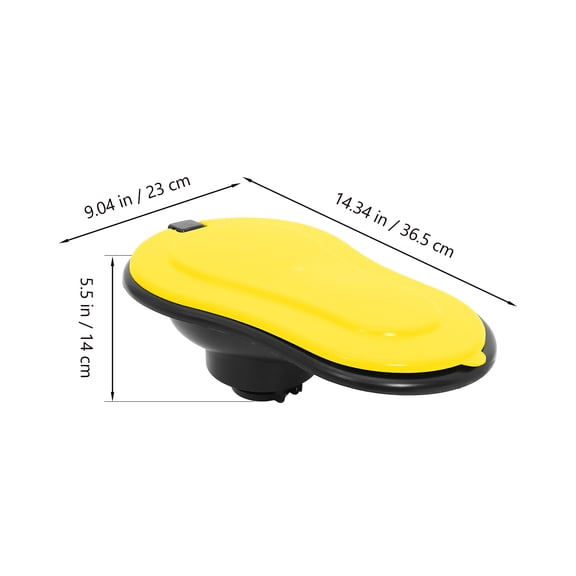 LOLIPPYY Portable Travel Urinal ABS Yellow for Elderly Care - 1 Set, Convenient and