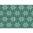 thumbnail image 1 of Ahgly Company Indoor Rectangle Patterned Deep-Sea Green Area Rugs, 5' x 7', 1 of 6