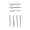 Pearlized shades of pewter green, sage, baby blue, and silvery white, variant on French Home 7-Piece Laguiole Cheese Knives and Spreaders - Plum Rose