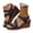 Navy, variant on Women Wedge Sandals Strappy Summer Dressy Shoes Low Wedge Walking Sandal Ladies Outdoor Slide Sandal with Hook and Loops White Size 10.5