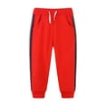 thumbnail image 1 of Hfolob Boys Pants Jogging Bottoms Drawstring Elastic Sweatpants Training Trousers For Sports Leisure, 1 of 4