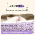 thumbnail image 2 of Hooded Semi Enclosed Shell Shaped Pet Nest, Plush Cat Bed Hooded, Plush Cat Bed, Cozy Warming Anti-Slip Small Dog Bed for Puppy and Kitten, Calming Sleeping, Machine Washable (Coffee, Large), 2 of 10