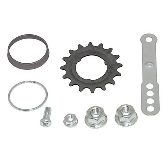 Alta Bicycle Coaster Cog Hub Kits 16t Black for Bicycle Rims