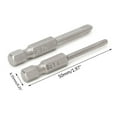 thumbnail image 4 of 2 Pcs 50Mm Magnetic 1/4 Hex Shank Tri-Wing Y Tip Head Screwdriver-Bits Set, 4 of 6