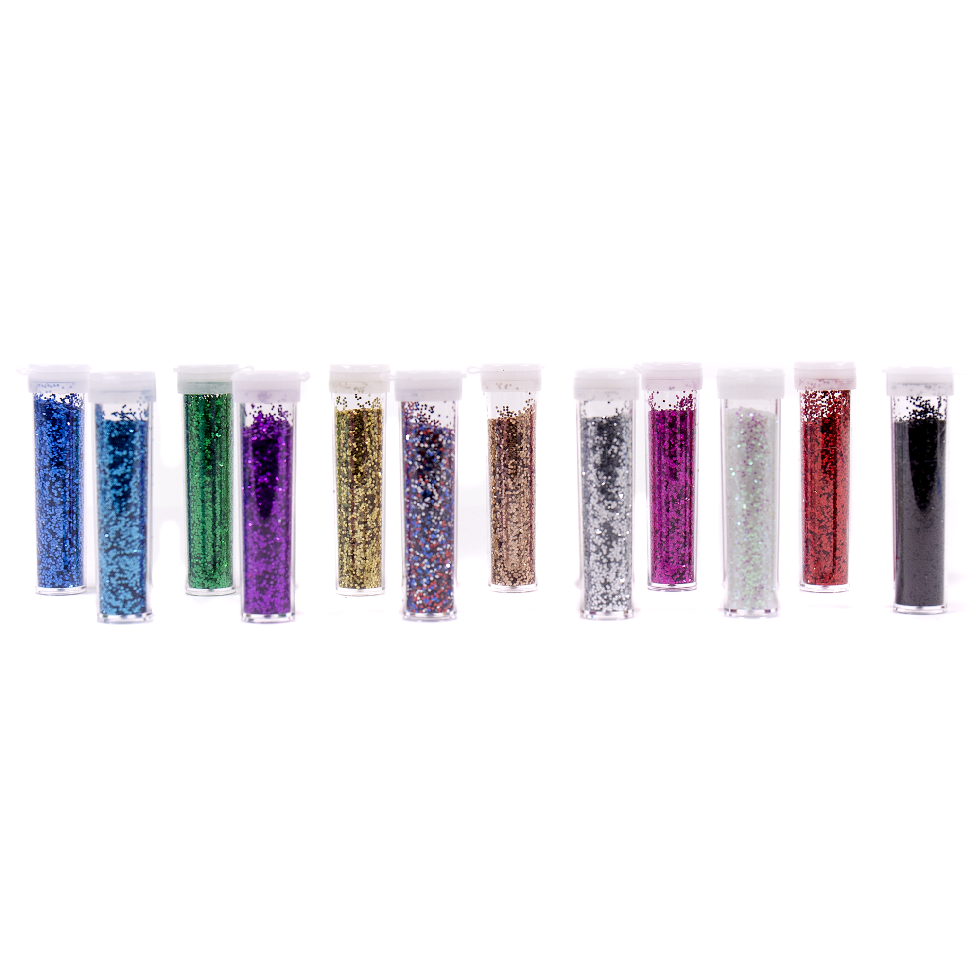Go Create Mini Rainbow Glitter Shakers. 12 Count., .25 oz. Each. - image 2 of 4