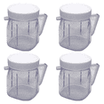 thumbnail image 1 of For Blender Replacement Parts, 4937 Mini Osterizer Blender Jar Accessory, Cup Mini Plastic Jars with Lids (4 Pack), 1 of 8
