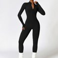 thumbnail image 4 of PEASKJP Shapewear Sans Manches Contrôle Ferme Col Rond Justaucorps pour Femmes Hauts Sans Coutures Côtelés, Noir m, 4 of 5