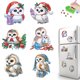thumbnail image 1 of Imán Nevera Con 6 Uds. Muñeco Nieve Acrílico para Manualidades Regalo Fiesta, 1 of 9