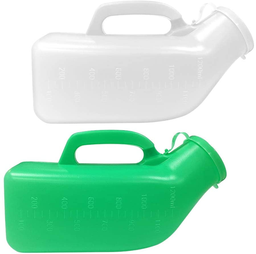 PILLYBALLA 1200ml Urinals for Men Thick Firm Portable Urinal, Urine ...