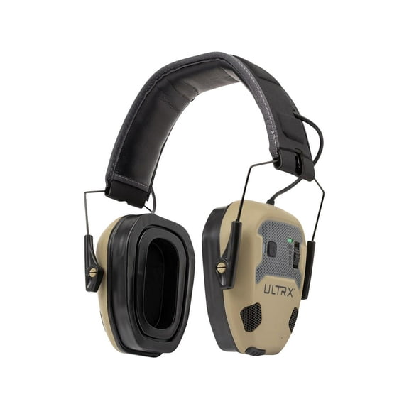 ULTRX Bionic Fuse Bluetooth Electronic Ear Muffs Flat Dark Earth