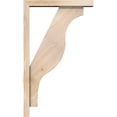 thumbnail image 3 of Ekena Millwork 3 1/2"W x 18"D x 30"H Funston Block Smooth Bracket w/ Offset Brace, Douglas Fir, 3 of 25