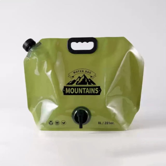 Kitchen Supplies Foldable Water Storage Container 8L Large Capacity Multifunctional Foldable Outdoor Water Bag Can Be Used For Washing Hands Washing Fruits Reusable Material Long Term Us