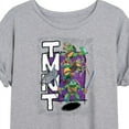 thumbnail image 3 of Teenage Mutant Ninja Turtles: Mutant Mayhem - Donatello, Raphael, Leonardo, & Michelangelo - Women's Oversized T-Shirt, 3 of 5