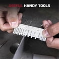 thumbnail image 3 of Stainless Steel Dual-Sided Thickness Gauge for Metal Sheets & Welding Materials, 3 of 5