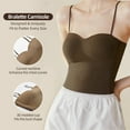 thumbnail image 3 of Breathable Padded Bra Strap Camisole Tank Top Basic Cami Shirts Women Blown, 3 of 7