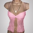 thumbnail image 2 of Women\'sSummerSexyHalterVestWithSpaghettiStrapCharmingBacklessForYouthAdultFemalesOutfit, 2 of 5