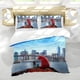 thumbnail image 5 of Clifford el Gran Perro Rojo Conjunto de sábanas temático, trío de piezas, cómodo y amigable con la piel, diseño único, regalo de decoración para el hogar para familiares, amigos y fans, 90 cm * 190 cm, 5 of 6
