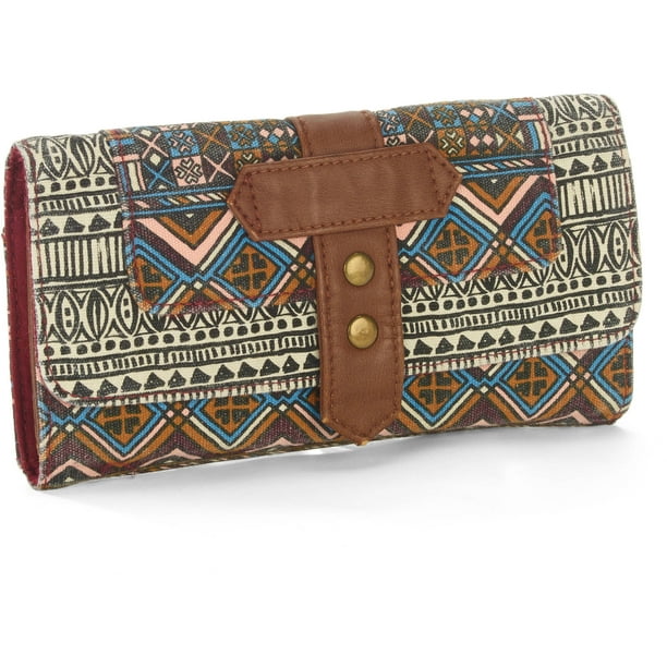 No Boundaries Women's TriFold Printed Wallet