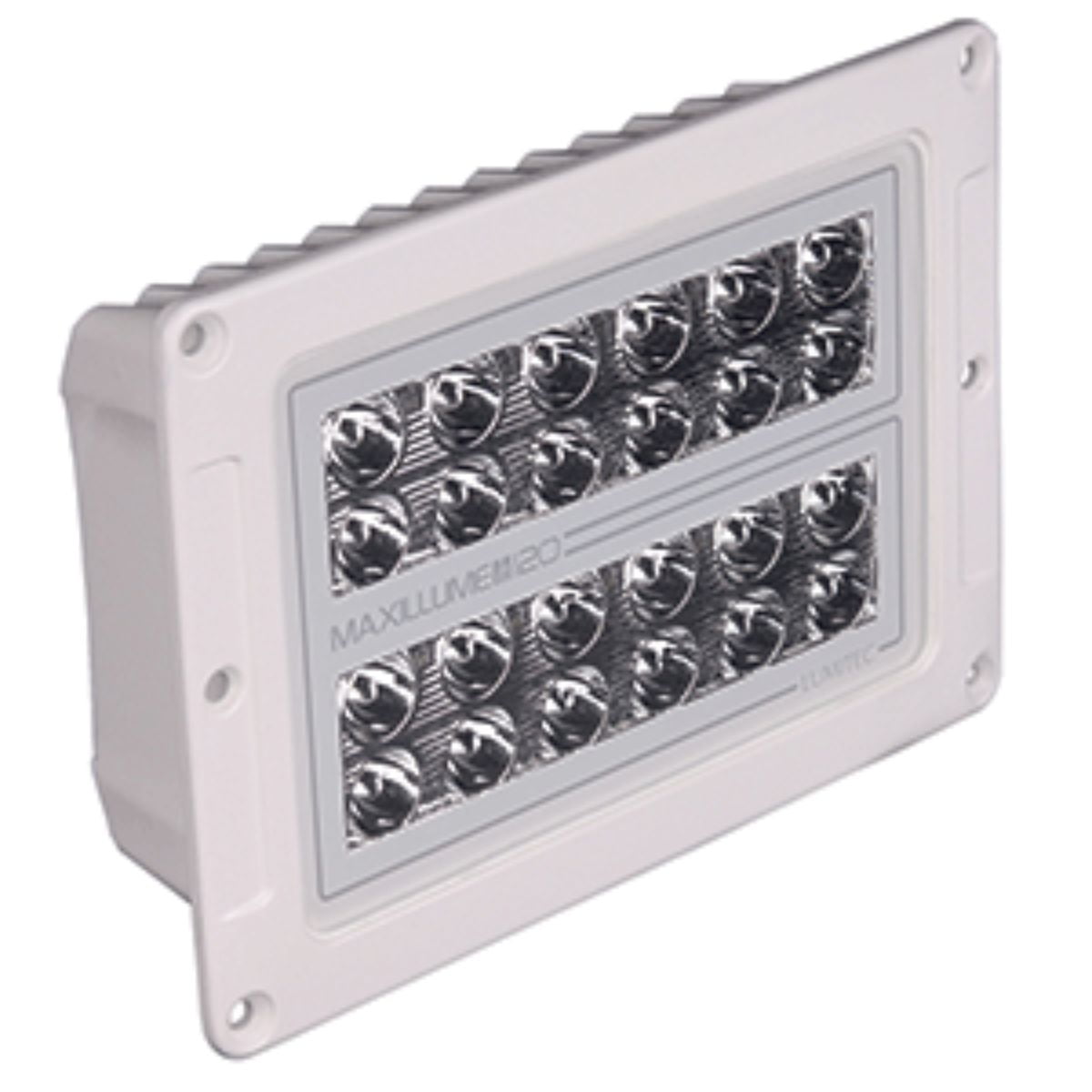 10" White Contemporary H120 Flush Mount LED Flood Light