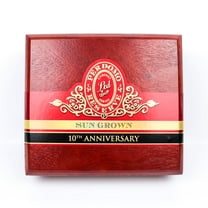 Perdomo Epicure Sun Grown 10th Anniversary Empty Wood Cigar Box 8" x 7.25" x 2.75"