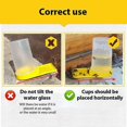thumbnail image 4 of Bee Feeder,plastic Bowl For Bee Drinker Yellow Nest Design Fountain Automatic, 4 of 5