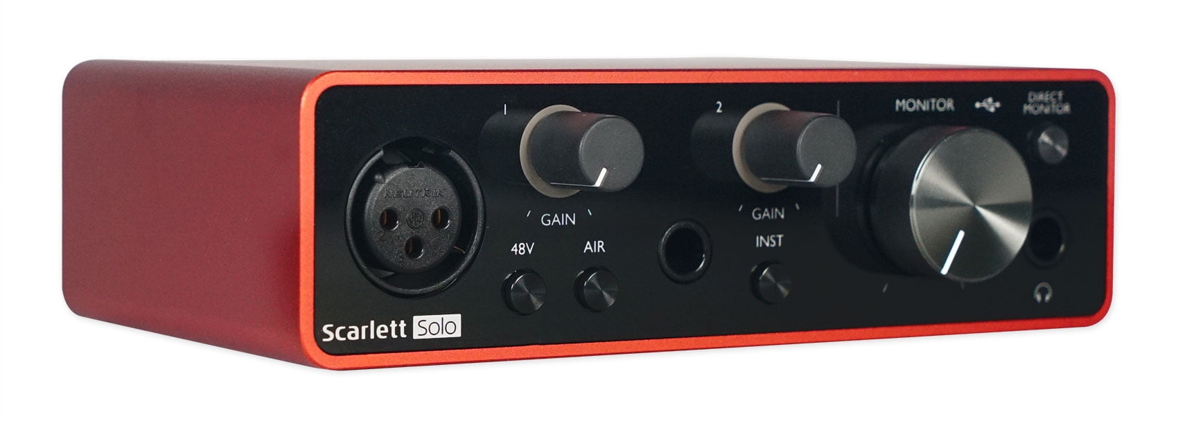 Focusrite SCARLETT SOLO 3rd Gen 192kHz USB Audio Interface w/ Samson HeadphonesFocusrite SCARLETT SOLO 3rd Gen 192kHz USB Audio Interface w/ Samson Headphones